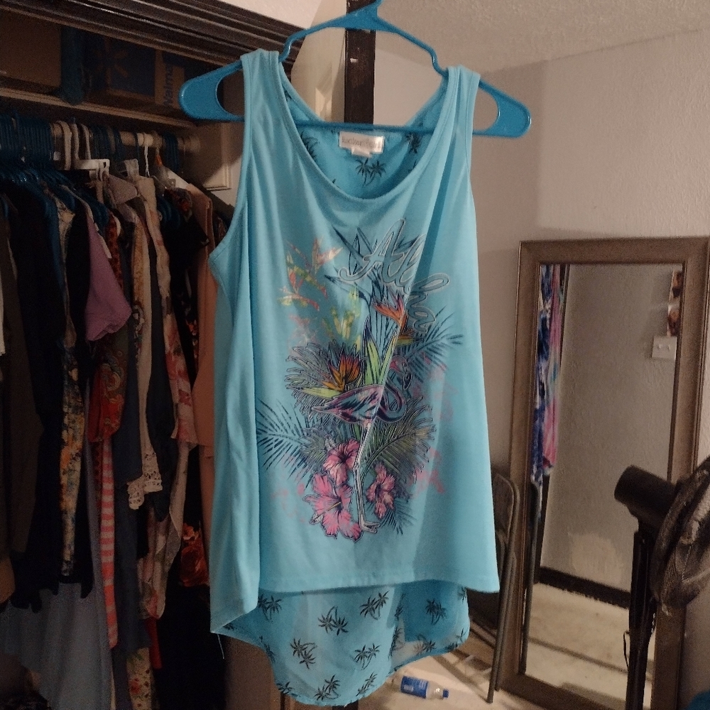 Like new rocker girl ladies tank top